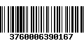 Código de Barras 3760006390167