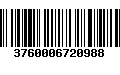 Código de Barras 3760006720988