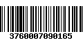 Código de Barras 3760007090165