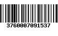 Código de Barras 3760007091537