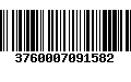 Código de Barras 3760007091582