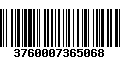 Código de Barras 3760007365068