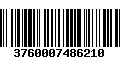 Código de Barras 3760007486210