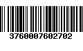 Código de Barras 3760007602702