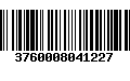 Código de Barras 3760008041227