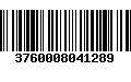 Código de Barras 3760008041289