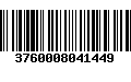 Código de Barras 3760008041449