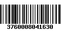 Código de Barras 3760008041630