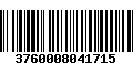 Código de Barras 3760008041715