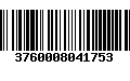 Código de Barras 3760008041753