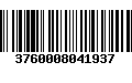 Código de Barras 3760008041937