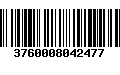 Código de Barras 3760008042477