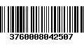 Código de Barras 3760008042507