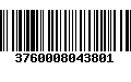 Código de Barras 3760008043801