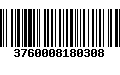 Código de Barras 3760008180308