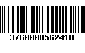 Código de Barras 3760008562418