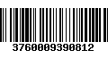 Código de Barras 3760009390812