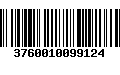 Código de Barras 3760010099124