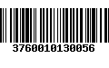 Código de Barras 3760010130056