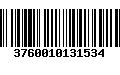 Código de Barras 3760010131534