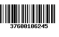 Código de Barras 37600106245