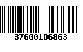 Código de Barras 37600106863