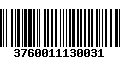 Código de Barras 3760011130031