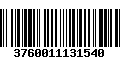 Código de Barras 3760011131540