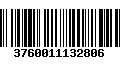 Código de Barras 3760011132806