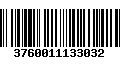 Código de Barras 3760011133032