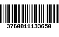 Código de Barras 3760011133650