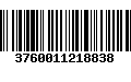 Código de Barras 3760011218838