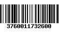 Código de Barras 3760011732600