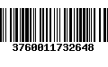 Código de Barras 3760011732648