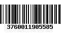 Código de Barras 3760011905585