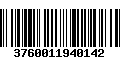 Código de Barras 3760011940142