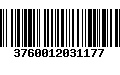 Código de Barras 3760012031177