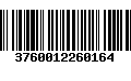 Código de Barras 3760012260164