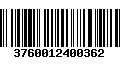 Código de Barras 3760012400362