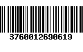 Código de Barras 3760012690619