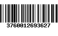 Código de Barras 3760012693627