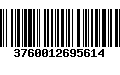 Código de Barras 3760012695614