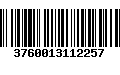 Código de Barras 3760013112257