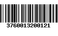 Código de Barras 3760013200121