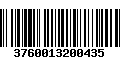 Código de Barras 3760013200435