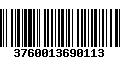 Código de Barras 3760013690113