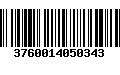 Código de Barras 3760014050343