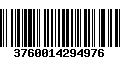 Código de Barras 3760014294976