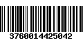 Código de Barras 3760014425042