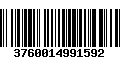 Código de Barras 3760014991592